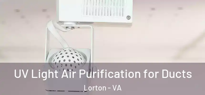  UV Light Air Purification for Ducts Lorton - VA